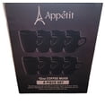 thumbnail image 3 of Appetit 12 oz Matte Black Stoneware Coffee Mugs Set|8‑Piece Ergonomic Handle Ceramic Tea Cups, Dishwasher & Microwave Safe, 3 of 4