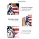 thumbnail image 3 of VISgogo Mujeres Día de la Independencia Tank Tops, Adultos Slim-fit Star amp; Stripe Print Cuello Redondo Crop Tops VISgogo moda, 3 of 5