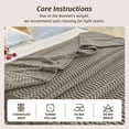 thumbnail image 6 of Fleece Throw Blanket, Cozy Fuzzy Blanket, Breathable Soft Blanket, Lightweight + Washable, for Couch & Bed, Home Decor & Office Use, All Seasons, Sofa Cover | Cozy Throws, Decorative Coverlet, 6 of 9