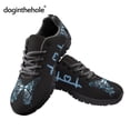 thumbnail image 1 of Doginthehole - Zapatos planos de malla de verano para mujer, diseño de rayos X, zapatillas de deporte informales para correr para adolescentes, zapatos suaves con cordones para exteriores, 1 of 6