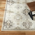 thumbnail image 5 of TOWN & COUNTRY EVERYDAY Avani Cottagecore Medallion Everwash® Washable Area Rug with Non-Slip Backing, Pet Friendly Rug, Beige, 20"x35", 5 of 13