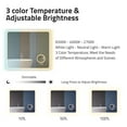 thumbnail image 6 of Anzzi Ba-Lmdfx013al 32" W X 28" H Transitional Rectangular Frameless Bathroom Wall Mirror, 6 of 9