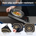 thumbnail image 4 of 3 Pieces Silicone Induction Cooktop Mat, 9.4 inch Mat for Induction Cooktop, Thermochromic Silicone Induction Cooktop Protector (9.8 inch), 4 of 7