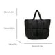 thumbnail image 2 of Bolso Hobo de plumón para mujer, bolso ligero para axila hinchada, bolso para axila, bolso para compras con almohada, 2 of 8