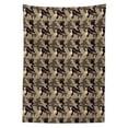thumbnail image 3 of Ambesonne Camo Tablecloth Rectangular Table Cover, Earth Tones Camouflage, 60"x90", Taupe Dark Tan, 3 of 4