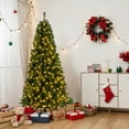 thumbnail image 6 of Resenkos 6ft PVC Material DIY 150 Lights Warm Color 8 Modes 1050 Branches Christmas Tree Green, Green, 6 of 9