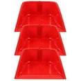thumbnail image 1 of OUNONA 3Pcs Red Plastic Garbage Shovel Replacement Head for Ice and Snow Removal Household Use, 1 of 5
