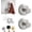 Silver, variant on Luxe No-Drill Hooks, 2024 Upgraded Suction Cup Hooks, Stainless Steel Waterproof Suction Cup Hooks for Shower, Bathroom, Hanging Towels, Mounting on Glass Shower Doors, Tile, Mirrors (Black)