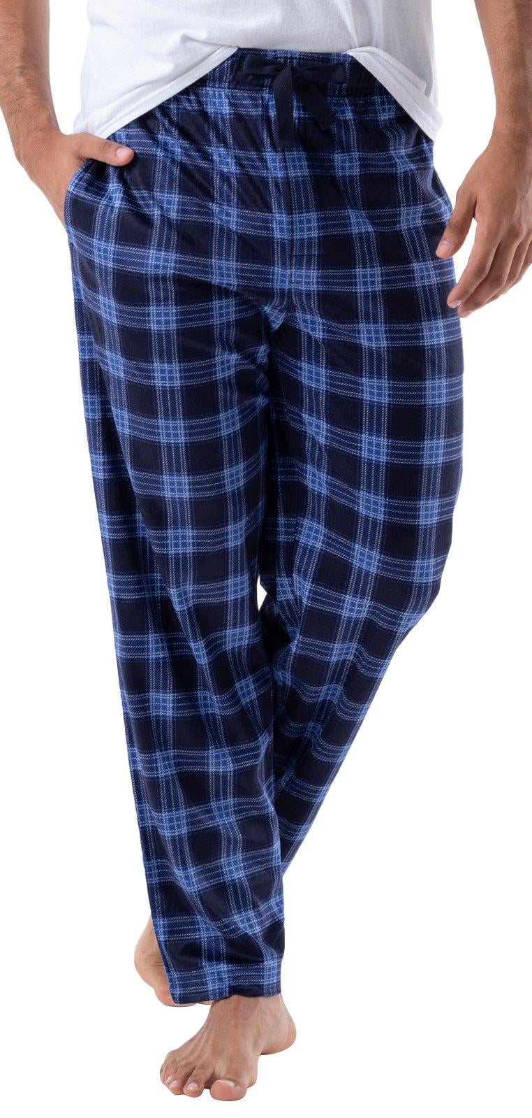 Silky Fleece Plaid Pajama Pants 