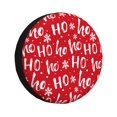 thumbnail image 1 of Fotbe Hohoho Funda de Llanta de Repuesto con Estampado, Engrosada, Ajuste Universal para Jeep, Remolque, RV, SUV, Camión-15 inch, 1 of 6