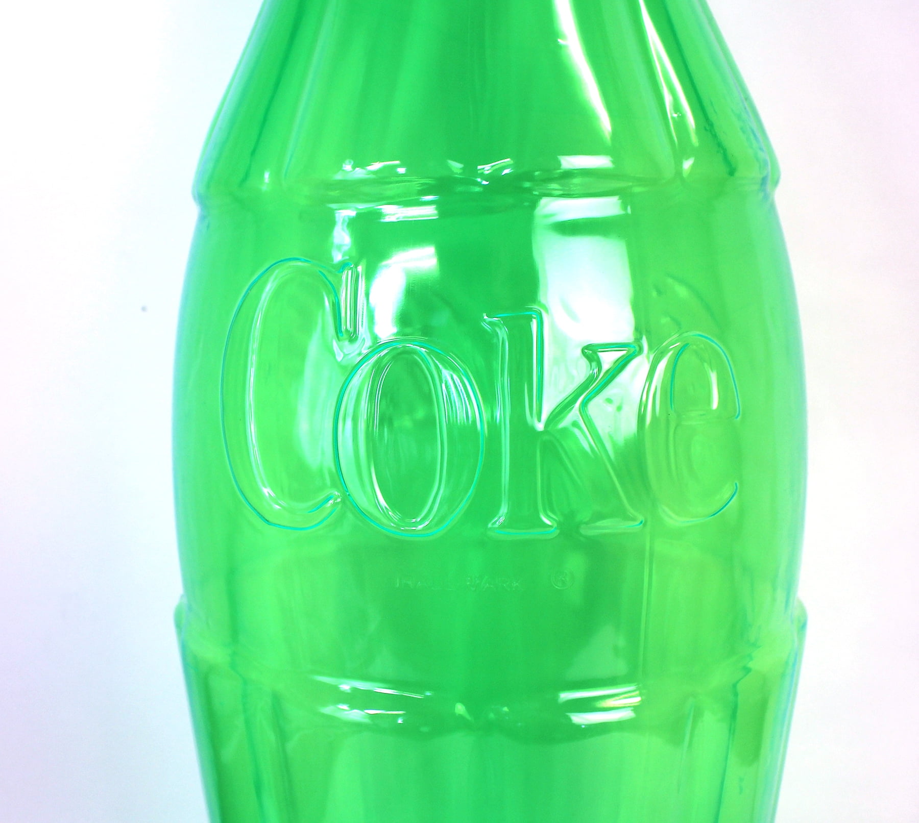Coke Bottle Bank 22" Neon Green