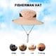 thumbnail image 5 of Gorro Pesca Boonie Unisex Btafrte Ajustables para El Aire Libre Senderismo Beige, 5 of 7