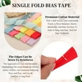 thumbnail image 3 of Uxcell Single Fold Bias Tape, Wide Cotton Bias Binding Tape Hemming for DIY Crafts Garment Sewing Seaming Piping Red, 3 of 7