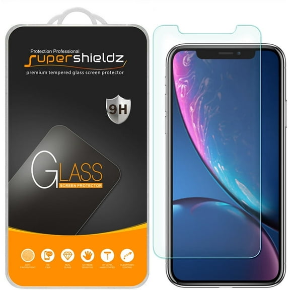 [1-Pack] Supershieldz for Apple iPhone XR (6.1") Tempered Glass Screen Protector, Anti-Scratch, Anti-Fingerprint, Bubble Free
