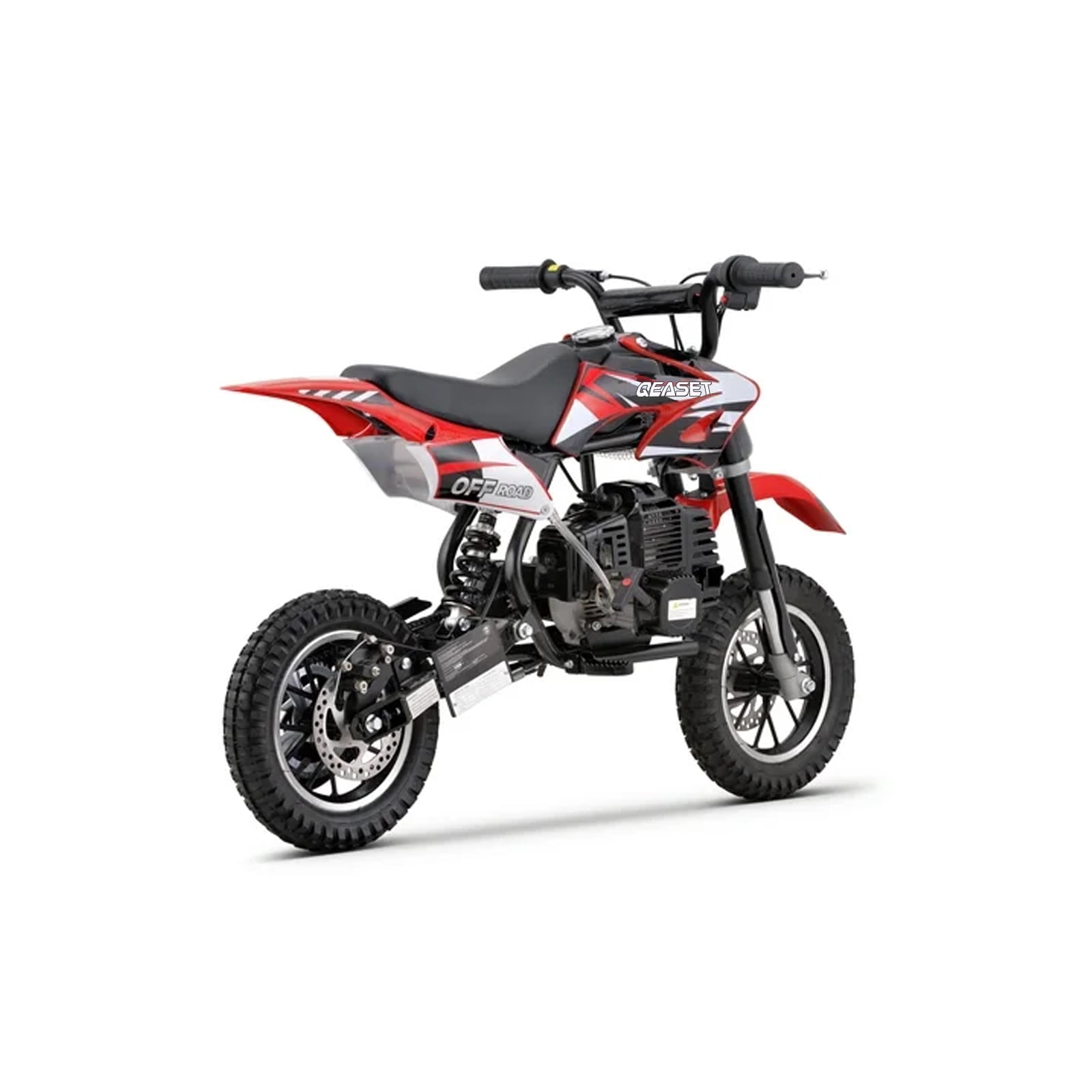 QEASET 39CC Dirt Bike, Gas Powered Mini Bike, Red
