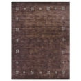 thumbnail image 5 of Rugsotic Carpets Handmade Rugs Hand Knotted Loom Rectangle 8'x10' Brown Wool for Indoor Use, 5 of 5