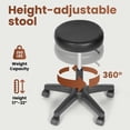 thumbnail image 7 of 24.4" H X 70.8" L Massage Salon Tattoo Bed, Lash Massage Table, Massage Salon Tattoo Chair Esthetician Bed, Adjustable Facial Bed with Beauty Basket for Home Beauty Treatment, 7 of 7