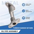 thumbnail image 4 of Turbocharger Oil Return Line Assembly for Range, 4 of 5