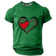 thumbnail image 1 of Styesk T-Shirts pour Homme Mode Décontractée Imprimé Col Rond Chandail T-Shirt Manches Courtes, 1 of 2