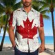 thumbnail image 1 of Blusa y camisa de manga corta con cuello vuelto para hombre, blusa informal de moda con cuello vuelto, blusa estampada de manga corta con botones, blusa de poliéster para hombre, 1 of 6