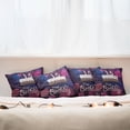 thumbnail image 3 of Ambesonne Abstract Throw Pillow Cover 4 Pack, 15 Birthday Cake, 18", Blue Pink White, 3 of 6