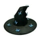 thumbnail image 3 of Sombrero de bruja de Halloween, decoración novedosa gótica, cómodo sombrero de disfraz de bruja para fiesta Mariposa azul, 3 of 8