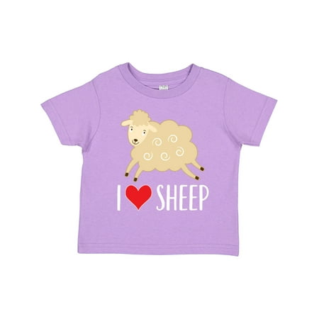 

Inktastic I Love Sheep Cute Boys or Girls Toddler T-Shirt