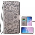 thumbnail image 1 of Phone Case for Samsung Galaxy S10e Folio Flip Wallet Case, PU Leather Credit Card Holder Slots Heavy Duty Full Body Protection Kickstand Protective Phone Cover for Galaxy S10e Men, Black, 1 of 5