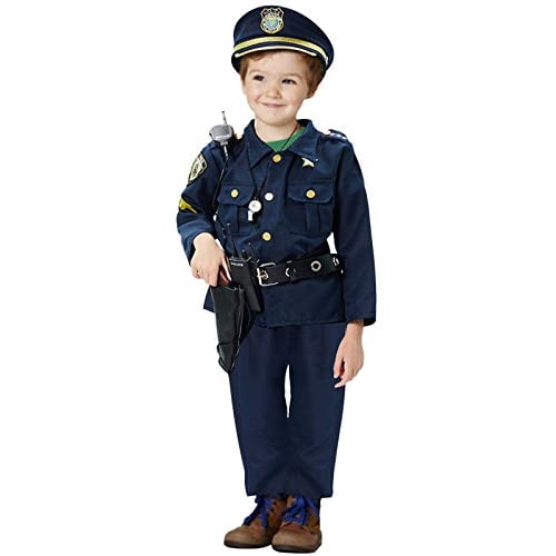 Conjunto de Disfraz de Policía Camisa, Pantalones, Sombrero, Cinturón, Silbato, Pistolera Golray Golray