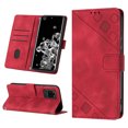 thumbnail image 1 of Compatible with Samsung Galaxy S20 Ultra 5G Classic Embossed PU Leather Case with Card Holder Shockproof Cover, 1 of 5