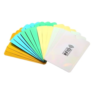 RFID Blocking Sleeve Credit Card Protector Anti Theft Safety Shield Case  Cover - Walmart.com