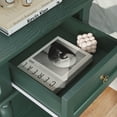 thumbnail image 4 of HLR 25" Mid Century Nightstand, Assembled Wood Bedroom End Table with USB Ports and Outlets, Green, 4 of 12