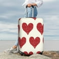 thumbnail image 4 of Uemuo Love Printed Washable Luggage Cover - Fashion Suitcase Protector Fits 18-32 Inch Luggage -X-Large, 4 of 9