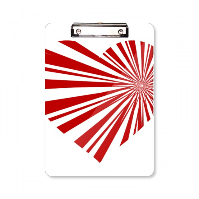 Portapapeles Unbranded Rojo corazon Bloom Carpeta de escritura A4