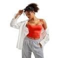 thumbnail image 6 of Women’s Sexy Square Neck Tank Top Spaghetti Strap Trendy Going out Basic Cami Shirt, 6 of 7