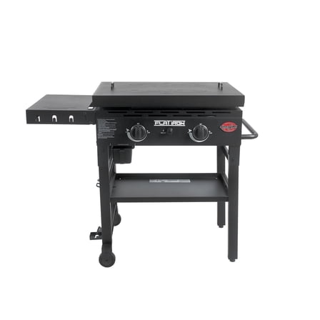 Char-Griller 2-Burner Flat Iron Gas Griddle with Lid