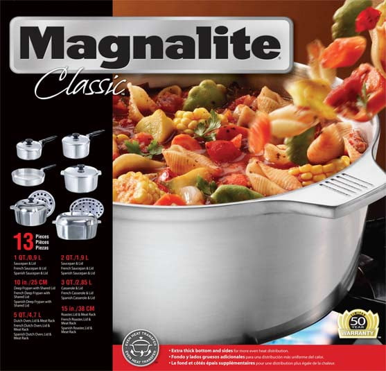 Magnalite 13Piece CastAluminum Cookware Set 689742500858 eBay