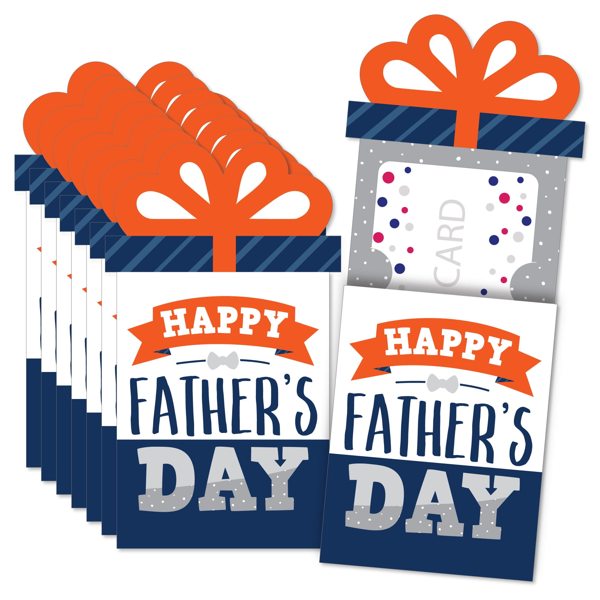 Big Dot Of Happiness Happy Father S Day We Love Dad Party Money And Gift Card Sleeves Nifty Gifty Card Holders Set Of 8 Walmart Com Walmart Com