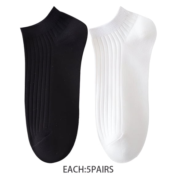 TELOLY 10Pairs Mens Ankle Socks9-13Mens Ankle Socks Size 9-11 Men's Socks ,Colormixing