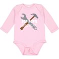 thumbnail image 3 of Inktastic Poppop Little Helper Boys Long Sleeve Baby Bodysuit, 3 of 5