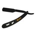 thumbnail image 5 of Classic Samurai CS-102 Matte Black Golden Head + CS-102 Matte Black Professional Barber Straight Edge Shaving Razor 2 pcs for Men + 100 Lord Platinum single edge Razor Blades, 5 of 7