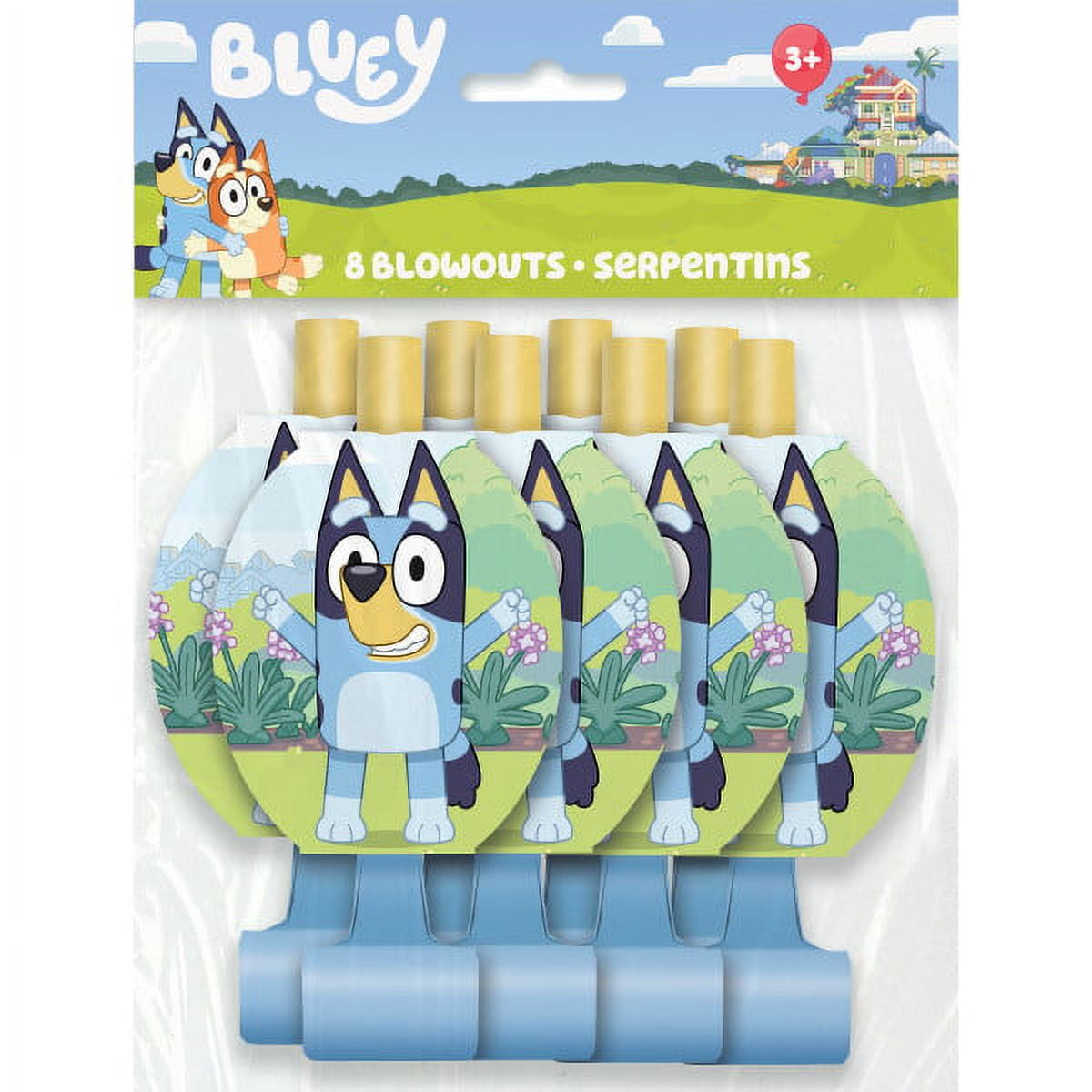 17 PCS Blue Dog Birthday Party Supplies, 1 year old Blue Dog