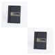 thumbnail image 3 of Naiovety Libro de almacenamiento de monedas de PVC portátil de Color sólido 120 cuadrícula Rectangular altas transparencias a prueba de Negro 2piezas, 3 of 6