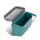 thumbnail image 1 of Fregadero de drenaje Cesta de agua Colador de agua Ventosa Filtro de colgante Herramientas de cocina Almacenamiento para el hogar para lavar cuencos Platos Verduras Verde Guardurnaity HA011116-02B, 1 of 6