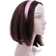 thumbnail image 4 of Motique Accessories Mauve 1-inch Satin Hard Headband, 4 of 6