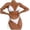 C799/White, variant on Women's Bikini Sets New Split Bikini Backless Lace Up Beach Vacation Bikini Vacation Outfits Swimwear 2026