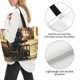 thumbnail image 3 of Rocae Adorable Kitten On Mini Train for Big Capacity Shoulder Bag with Pockets,Tote Bag for Women Handbag, 3 of 8
