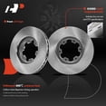 thumbnail image 5 of A-Premium Front Disc Brake Rotors and Pads Kit Compatible with Nissan Frontier 2003-2004 3.3L Xterra 2000-2004 2.4L 3.3L 6-PC Set, 5 of 9