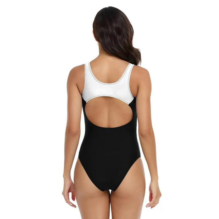 MELYUM Cheeky One Piece Swimsuits for Women High Waisted Low Back Bathing  Suit Color Block V Neck Monokini Cut Out, Dark Green Swimsuit, Small :  : Clothing, Shoes & Accessories