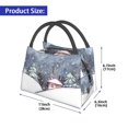 thumbnail image 2 of Vsdgher Watercolor Winter Landscape For Christmas Print Insulated Bags, Insulated Cooler Bag Totes for Hot or Cold Food Bring or Delivery, 2 of 6